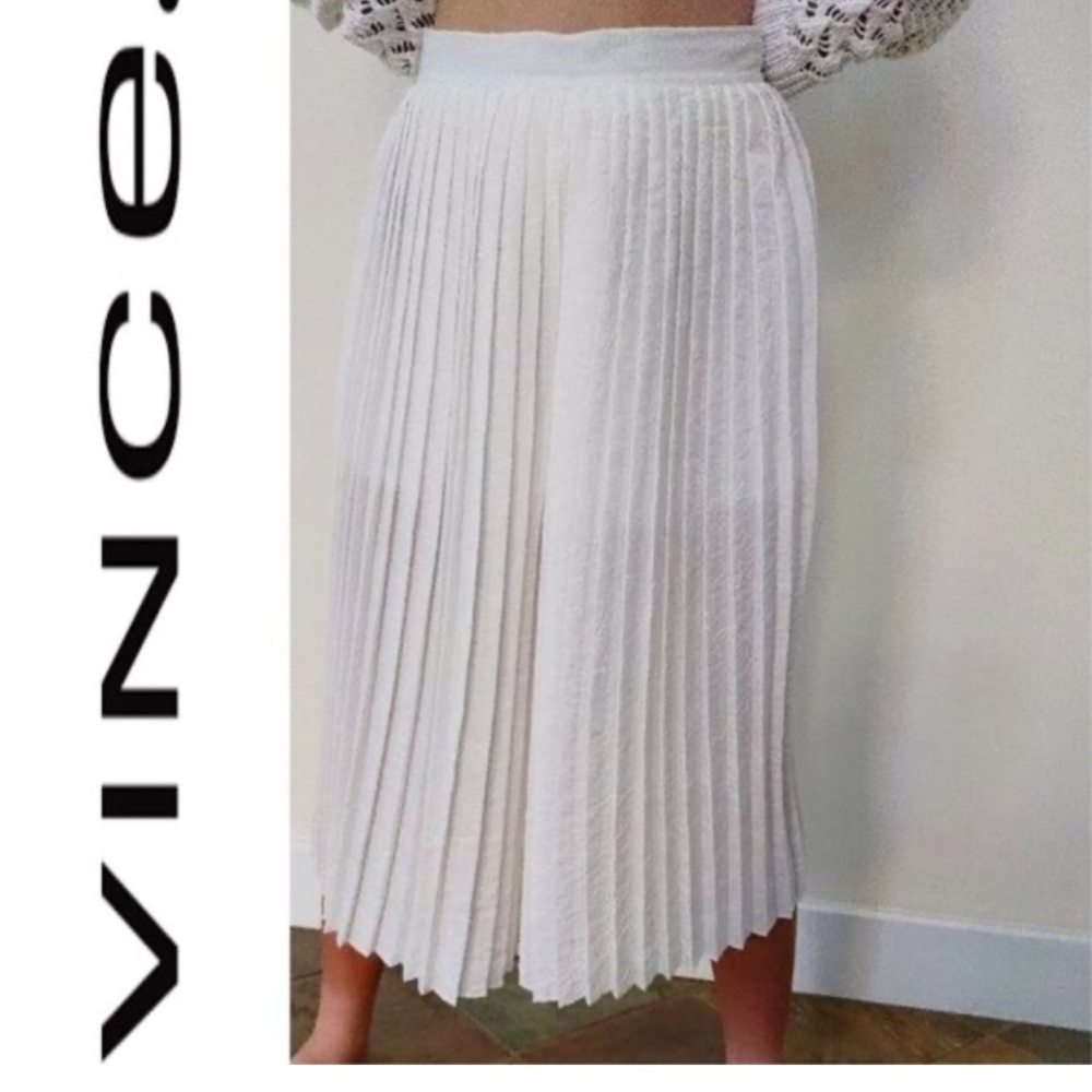 VINCE pleated skirt/pants